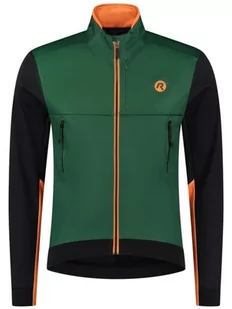 Męska Kurtka Rowerowa Rogelli Cadence | Green/Black/Orange - Rozmiar M - Kurtki męskie - miniaturka - grafika 1