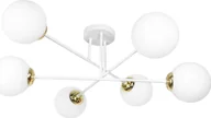 Lampy sufitowe - Lampa wisząca Orno LEIA 6P E27, lampa wisząca, max. 6x60W, biało-złota - miniaturka - grafika 1