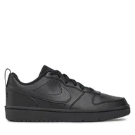 Sneakersy damskie - Sneakersy Nike Court Borough Low Recraft (GS) DV5456 002 Czarny - miniaturka - grafika 1