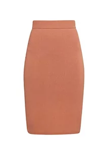 usha Spódnica midi z dzianiny damska 10426723, beż różowy, XXL - Spódnice - miniaturka - grafika 1