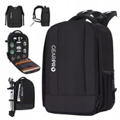 Plecaki - Plecak fotograficzny GearPro Pojemny Plecak Fotograficzny Na Aparat - miniaturka - grafika 1