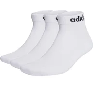 Skarpetki sportowe męskie - Skarpety adidas Linear Ankle Socks Cushioned Socks 3p - miniaturka - grafika 1