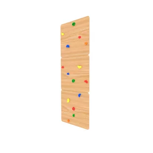 Małpiszon, Ścianka wspinaczkowa, brązowy, 2.5x75x225 cm - Wyposażenie sportowe i gimnastyczne - miniaturka - grafika 1