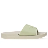 Klapki i japonki damskie - Klapki Calvin Klein Slide Monogram TPU YW0YW00585-0F4 - zielone - miniaturka - grafika 1