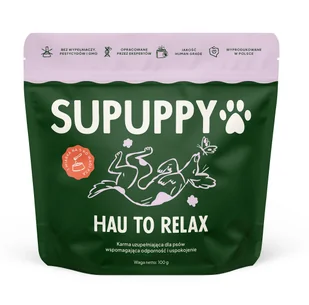 Supuppy Hau to relax Suplementy dla psów w proszku 100 g - Suplementy i witaminy dla psów - miniaturka - grafika 1