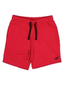 Spodenki damskie - 4F Szorty w kolorze czerwonym - miniaturka - grafika 1