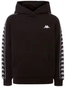 Bluzy damskie - Bluza dla dzieci Kappa Igon czarna 309043J 19-4006-122/128cm - miniaturka - grafika 1