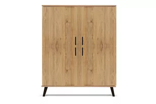 Komoda FRISK dąb naturalny, 107x134x40, płyta wiórowa - Komody - miniaturka - grafika 1