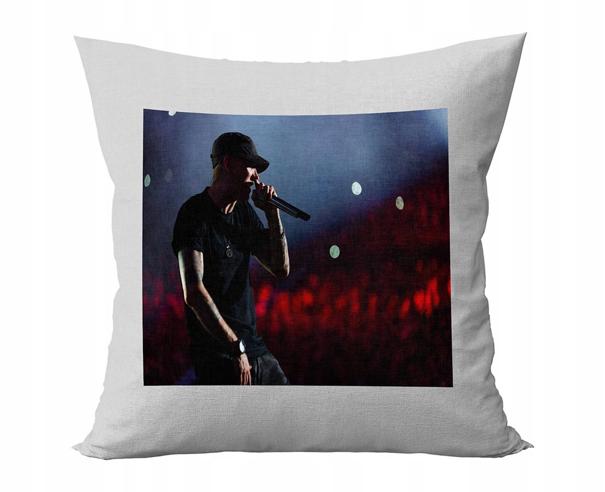 PODUSZKA PERSONALIZOWANA EMINEM MUZYKA POMYSŁ NA PREZENT SUPER WZORY