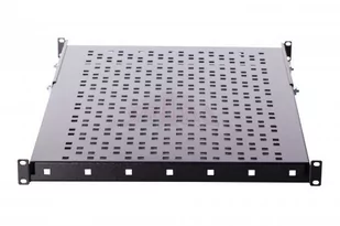 Sabaj-System Półka do szaf rack 19" 1U Głębokość 400mm Nośność 20kg Uchwyt z tyłu Czarna 19-0153C 19-0153C - Akcesoria do szaf serwerowych - miniaturka - grafika 1