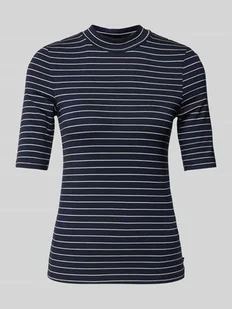 Koszula o kroju slim fit z dodatkiem bawełny - Koszulki i topy damskie - miniaturka - grafika 1