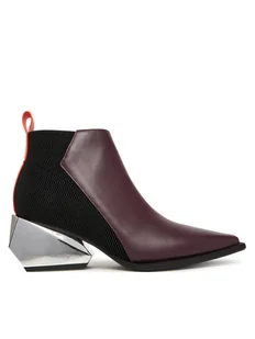 United Nude Botki Ricky Mid 1095092316 Bordowy - Botki damskie - miniaturka - grafika 1