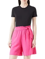 Spodenki damskie - Vila Vilania Hw Tie szorty damskie, różowy, 38 - miniaturka - grafika 1