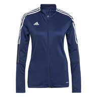 Bluzy damskie - Bluza Damska Adidas Tiro 21 Track Granatowa Gk9663-L - miniaturka - grafika 1