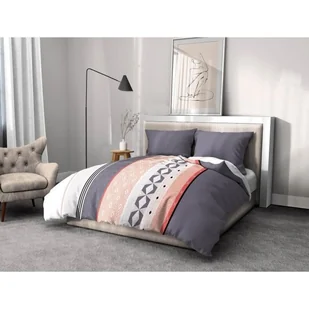 HOME PASSION BLING Zestaw kołder z mikrofibry - 1 poszwa na kołdrę 240 x 260 cm + 2 poszewki na poduszki 63 x 63 cm - Niebieski - Pościel - miniaturka - grafika 1
