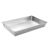 Formy do ciast - Blacha do pieczenia wysoka 40 x 25 x 6 srebrna Florina - miniaturka - grafika 1