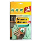 Inne artykuły do sprzątania - Jan Niezbędny Rękawice aloesowe rozmiar L - miniaturka - grafika 1