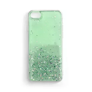 Wozinsky Star Glitter błyszczące etui pokrowiec z brokatem Xiaomi Mi 10T Pro / Mi 10T zielony - Etui i futerały do telefonów - miniaturka - grafika 1