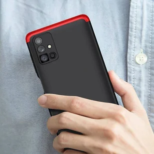 GKK 360 Protection Case etui na całą obudowę przód + tył Samsung Galaxy M51 czarno-czerwony - Etui i futerały do telefonów - miniaturka - grafika 7