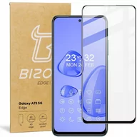 Szkła hartowane na telefon - Bizon Szkło hartowane Glass Edge do Galaxy A73 5G, czarne BGE1GALA735G - miniaturka - grafika 1