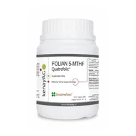 Witaminy i minerały - KenayAG FOLIAN 5-MTHF (aktywny kwas foliowy) Quatrefolic 300 kaps. (Kenay) TT001363 - miniaturka - grafika 1