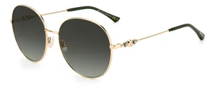 Okulary JIMMY CHOO BIRDIESPEFIB. Okulary przeciwsłoneczne, Kolor zielony złoty. Kobieta. - Okulary przeciwsłoneczne - miniaturka - grafika 1