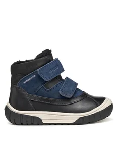 Geox Kozaki B Omar Wpf B462DC 04322 C4429 S Granatowy - Buty dla chłopców - miniaturka - grafika 1