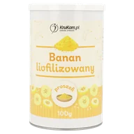 Owoce świeże i suszone - Banan liofilizowany proszek 100g - miniaturka - grafika 1