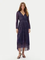 Sukienki - Pepe Jeans Sukienka codzienna Althea PL953637 Fioletowy Regular Fit - miniaturka - grafika 1