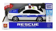 Samochody i pojazdy dla dzieci - Samochód Policyjny Światło I Dźwięk Policja Auto - miniaturka - grafika 1