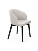 Krzesła - Krzesło Flavio 2 Czarny 134 / 704 Megan 353 - miniaturka - grafika 1