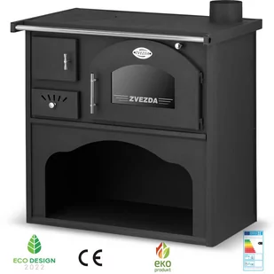 Piec koza kuchenka kuchnia węglowa westfalka 6-8kW (kolor: czarny, średnica wylotu spalin: 130 mm) - spełnia anty-smogowy EkoProjekt 99680120 - Kuchnie węglowe - miniaturka - grafika 3