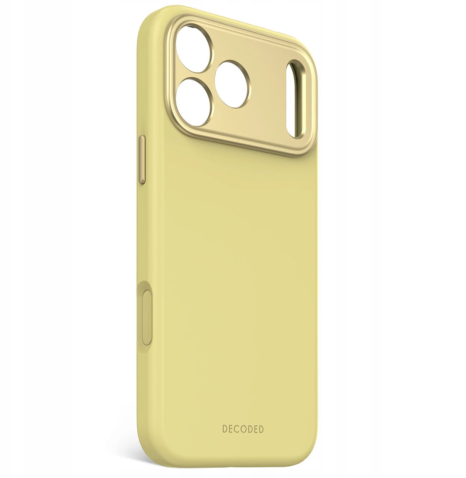 Decoded AntiMicrobial Silicone Backcover - silikonowa obudowa ochronna do iPhone 17 Pro Max kompatybilna z MagSafe yuma yellow