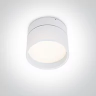 Lampy sufitowe - Atlas biała oprawa natynkowa LED 7W 3000K IP40 12106L/W/W OneLight - miniaturka - grafika 1