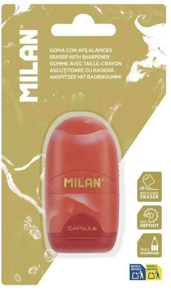 MILAN Temperówko - gumka MIX