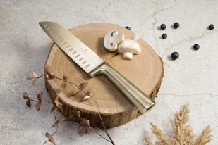 Nóż Santoku, 17,5 cm BH-2829 Gold - Noże kuchenne - miniaturka - grafika 1