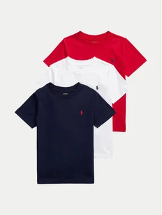 Polo Ralph Lauren Komplet 3 t-shirtów 322884456001 Kolorowy Regular Fit - Moda i Uroda OUTLET - miniaturka - grafika 1