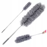 Miotły, szufle, mopy - Teleskopowa miotełka do kurzu pajęczyn kurzawka szczotka mikrofibra 280 cm - miniaturka - grafika 1