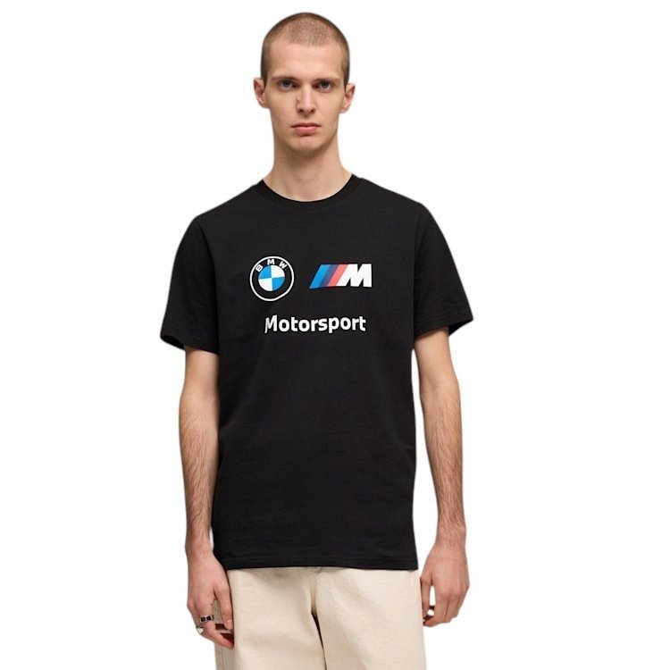 PUMA KOSZULKA MĘSKA T-SHIRT BMW MMS ESS LOGO TEE CZARNA r.M