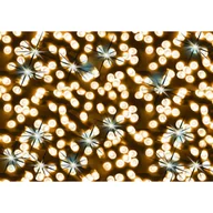 Oświetlenie świąteczne - Kurtyna sople LED 100 ciepły + zimny biały Flesh zewnętrzna - miniaturka - grafika 1