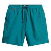 Kąpielówki męskie - Superdry Premium haftowane szorty kąpielowe 17'' - miniaturka - grafika 1