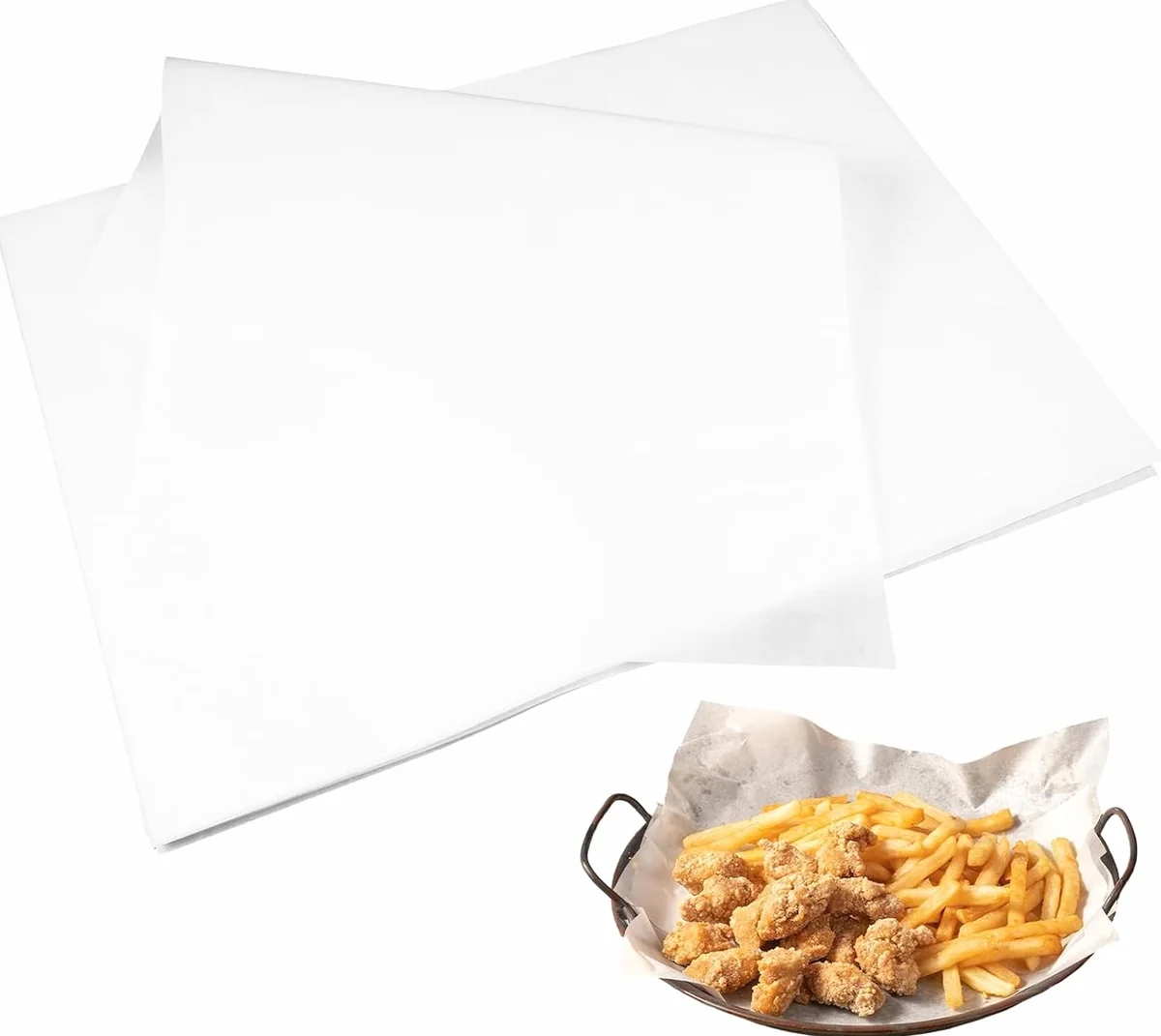 PAPIER WOSKOWANY 100 ARKUSZY 33X23CM SPOŻYWCZY WODOSZCZELNY