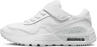 Nike Chłopięce buty sportowe Air Max Systm, White Pure Platinum, 38.5 EU - Buty dla chłopców - miniaturka - grafika 1