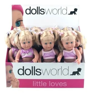 Dolls World Lalka bobas 25 cm Little sunshine - Lalki dla dziewczynek - miniaturka - grafika 1