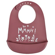 Śliniaki i fartuszki - Silikonowy Śliniak Z Kieszenią - miniaturka - grafika 1