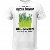 Koszulki męskie - KOSZULKA JAM JEST TRAWNIK WÓDZ PREZENT MIŁOŚNIK - miniaturka - grafika 1