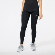 Spodnie sportowe damskie - Legginsy damskie New Balance WP23234BK  czarne - miniaturka - grafika 1