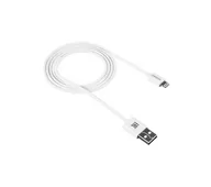 Kable USB - Canyon Kabel USB Kabel USB do Apple okrągły 1M Biały CNE-CFI1W - miniaturka - grafika 1