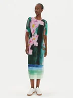 Sukienki - Desigual Sukienka codzienna Garazi 24WWVK78 Kolorowy Slim Fit - miniaturka - grafika 1