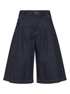 Spodenki damskie - Guess Jeans Bermudy W6GDY5 D7971 Granatowy Bermuda Fit - miniaturka - grafika 1